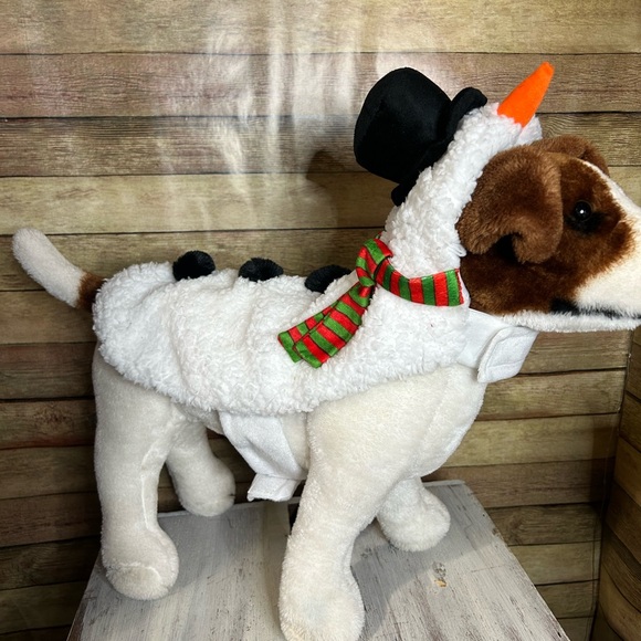 Dog Christmas Snowman Jacket Pet Clothing Size Small NWT - Picture 5 of 7